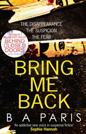 Picture of Bring Me Back by B.A. Paris book cover
