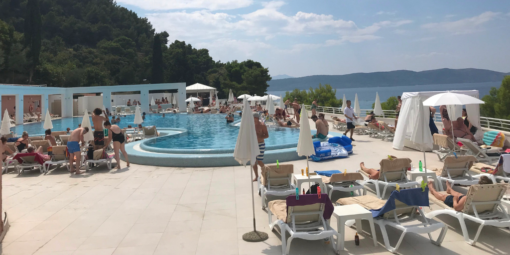 Picture of pool and pool bar area - Sensimar Adriatic Beach Croatia Review