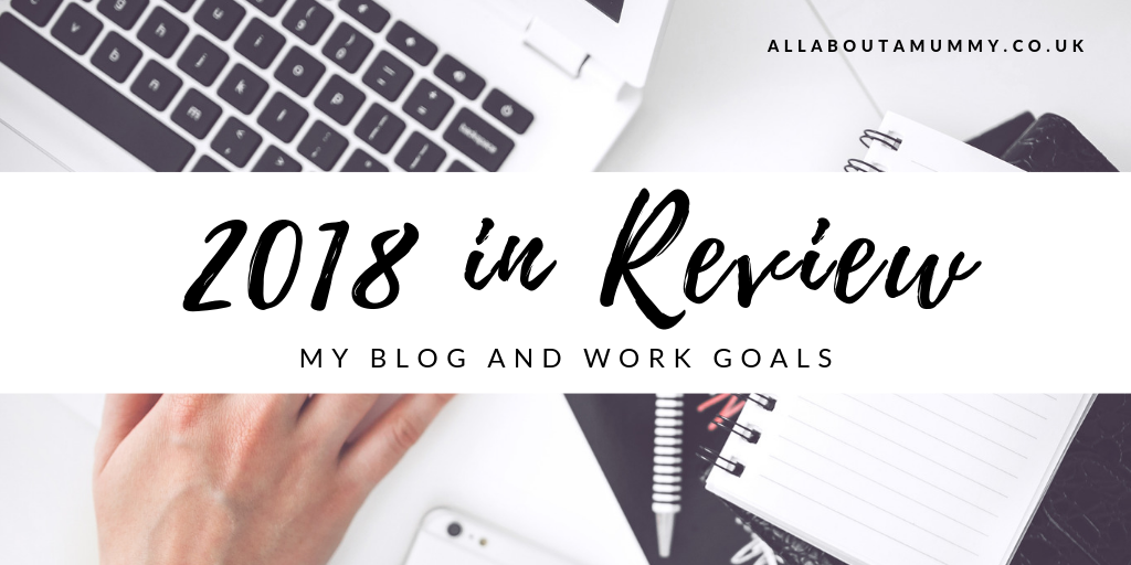 2018 in review - my blog and work goals blog post header image