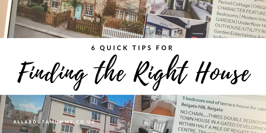 Picture of house search with title 6 Quick Tips for Finding the Right House