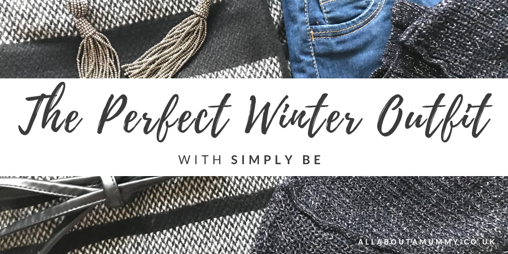 Picture of Simply Be outfit with blog post title