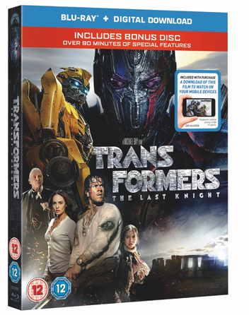 Picture of Transformers The Last Knights DVD case