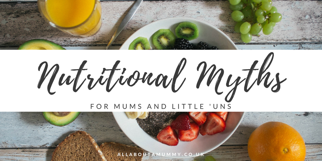 Picture of Nutritional Myths for Mums and Little Ones blog post title image - fruit and juice