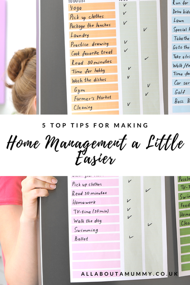 5 Top Tips for Making Home Management a Little Easier blog post