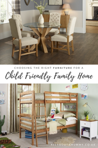 Choosing the right furniture for a child friendly family home blog post