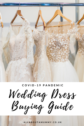 Covid 19 pandemic wedding dress buying guide blog post