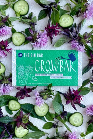 Picture of Growbar The Gin Bar with flowers and cucumber around it