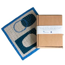 picture of Slow Stitch mini quilt kit