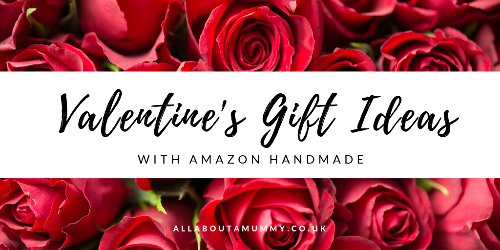 Valentine's Gift Ideas blog post header image with red roses