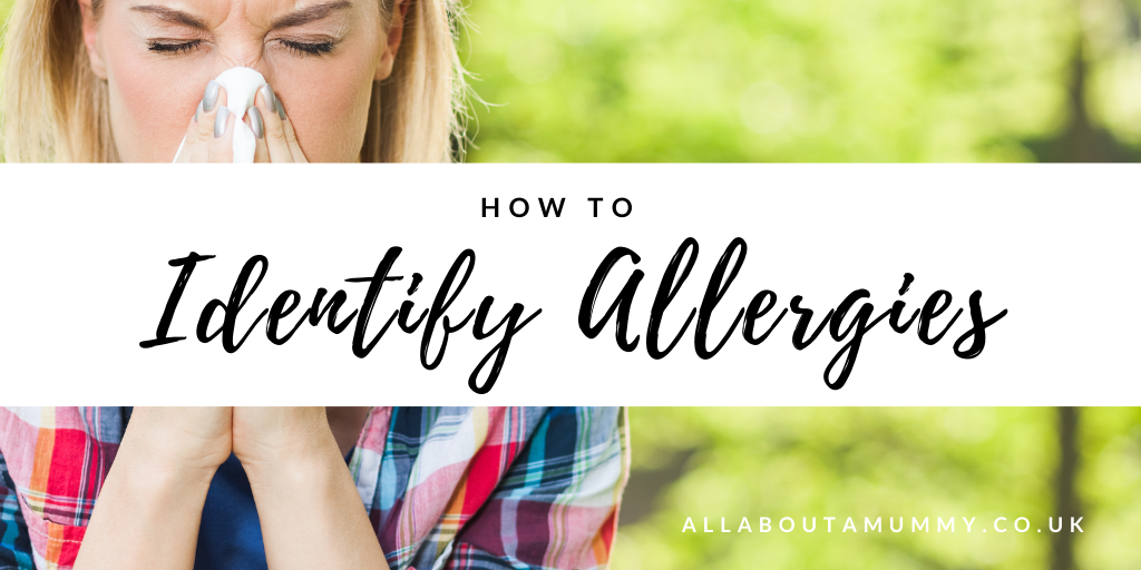How to Identify Allergies blog post title image
